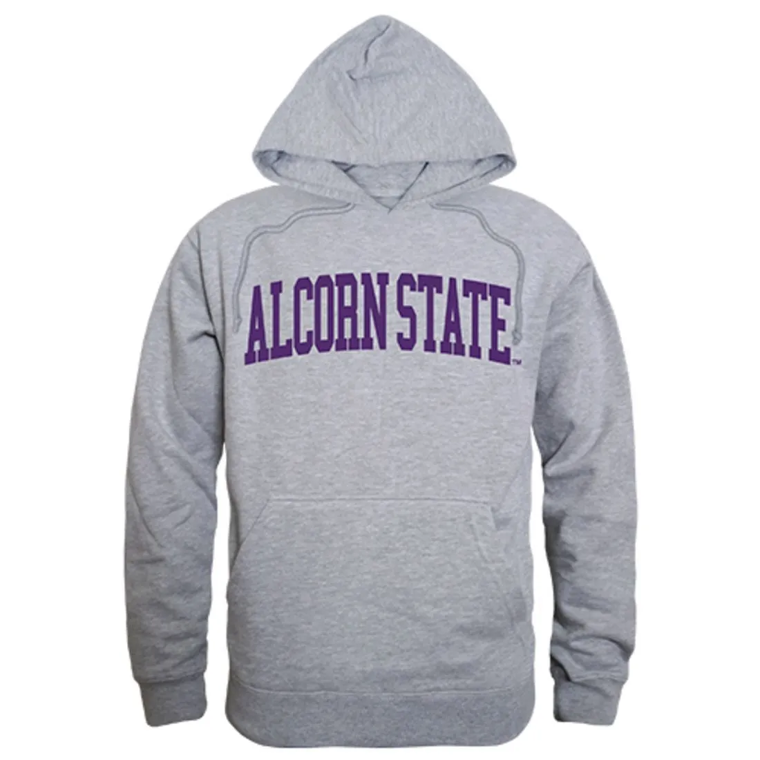 Alcorn State University Game Day Hoodie Sweatshirt Heather Grey