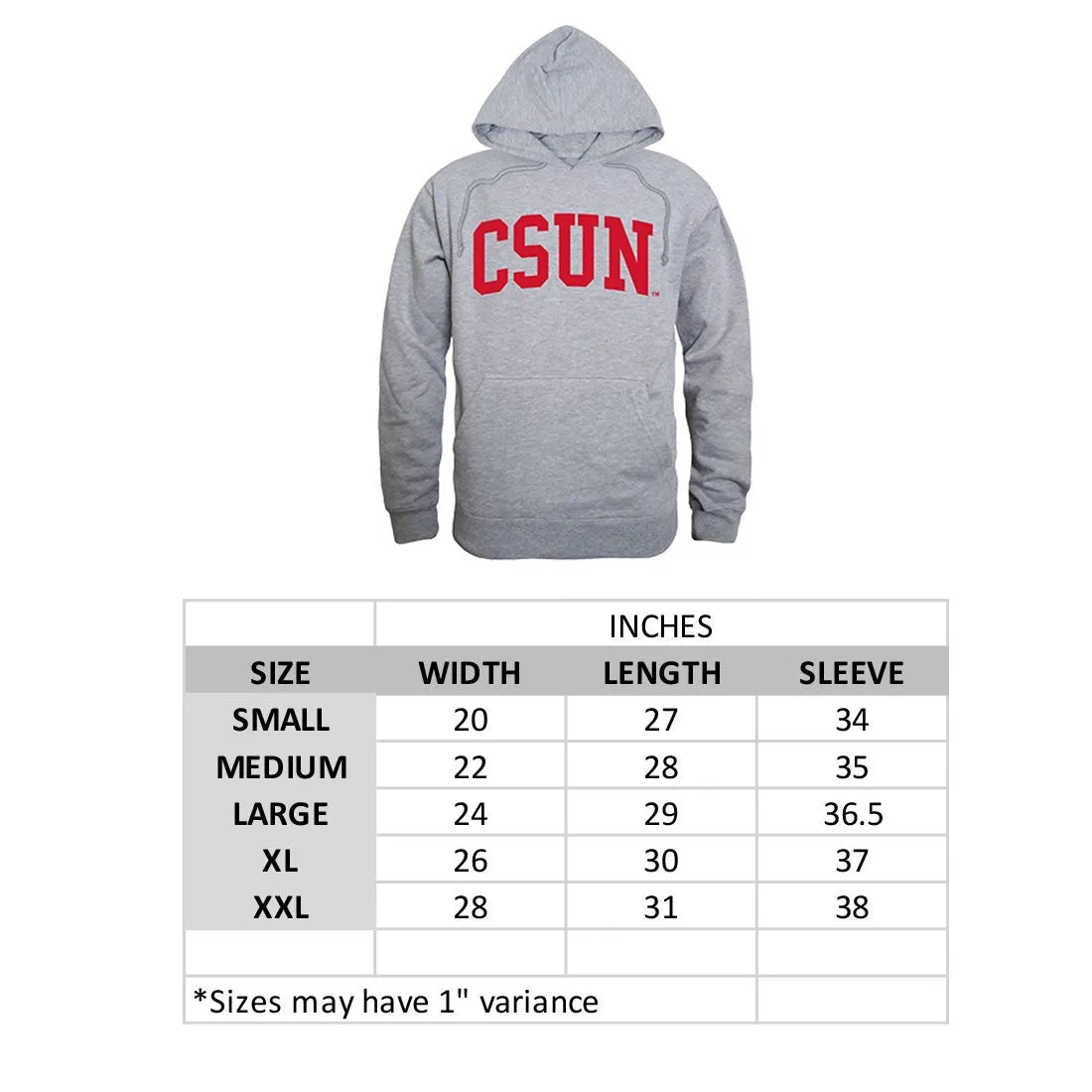 Alcorn State University Game Day Hoodie Sweatshirt Heather Grey