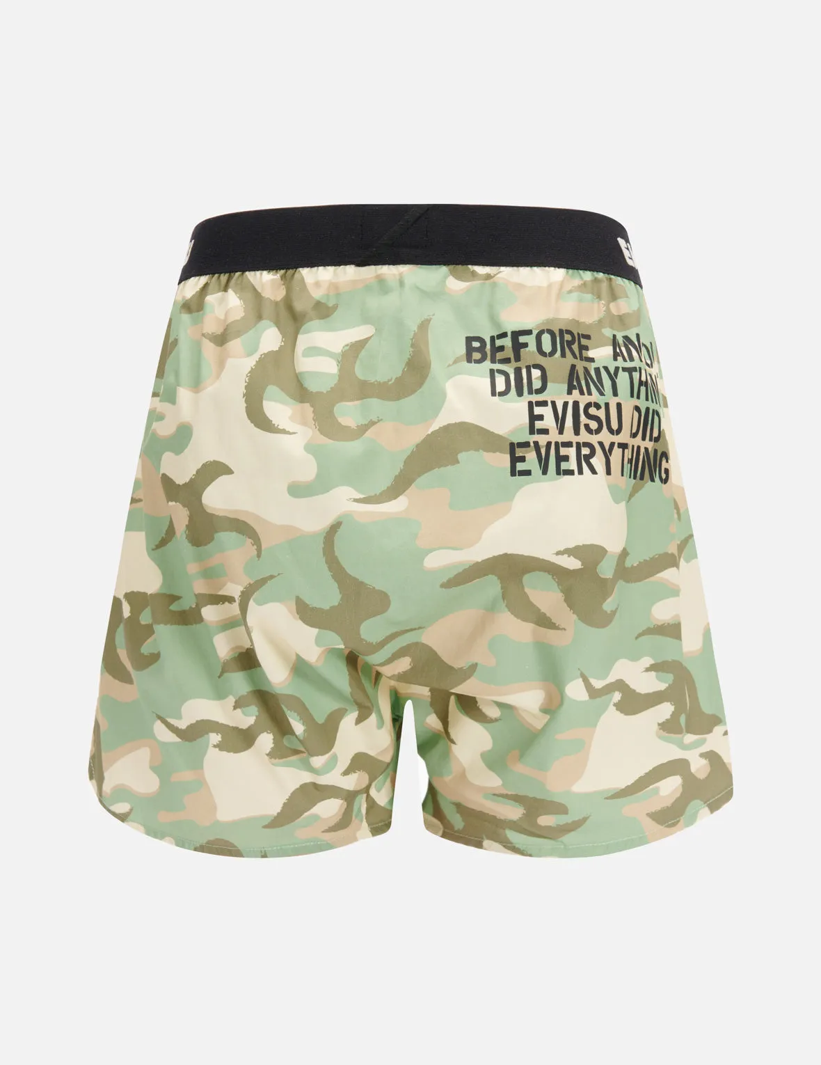 Allover Camouflage Pattern Print Boxer Shorts