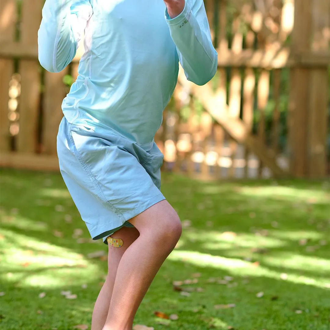 Babiators Boys Cut Shorts - Blue Fog