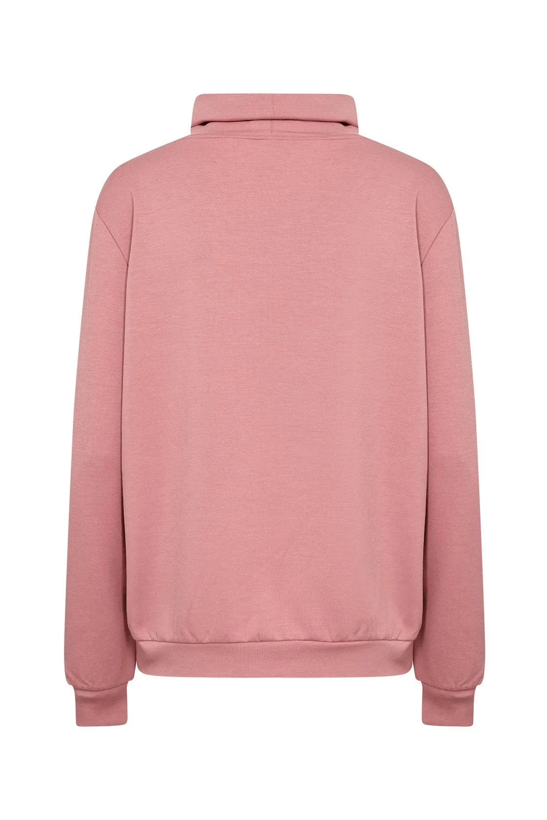 Banu High Neck Sweatshirt - Blush