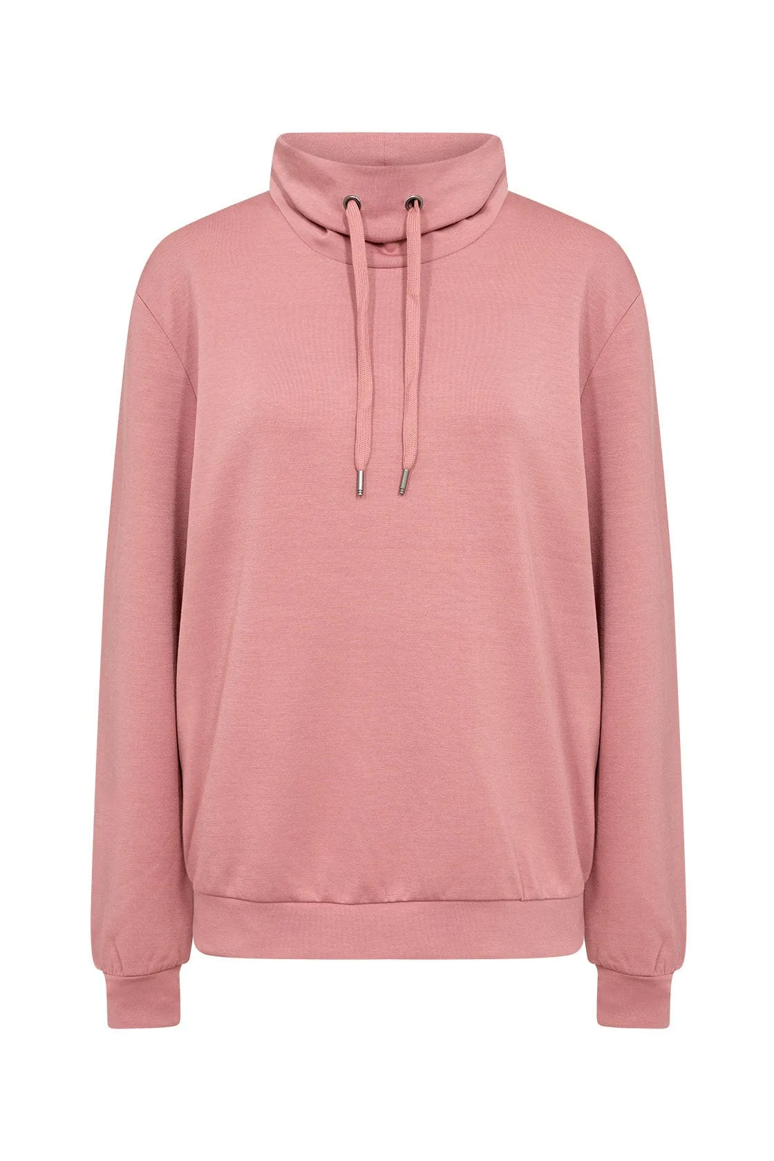 Banu High Neck Sweatshirt - Blush