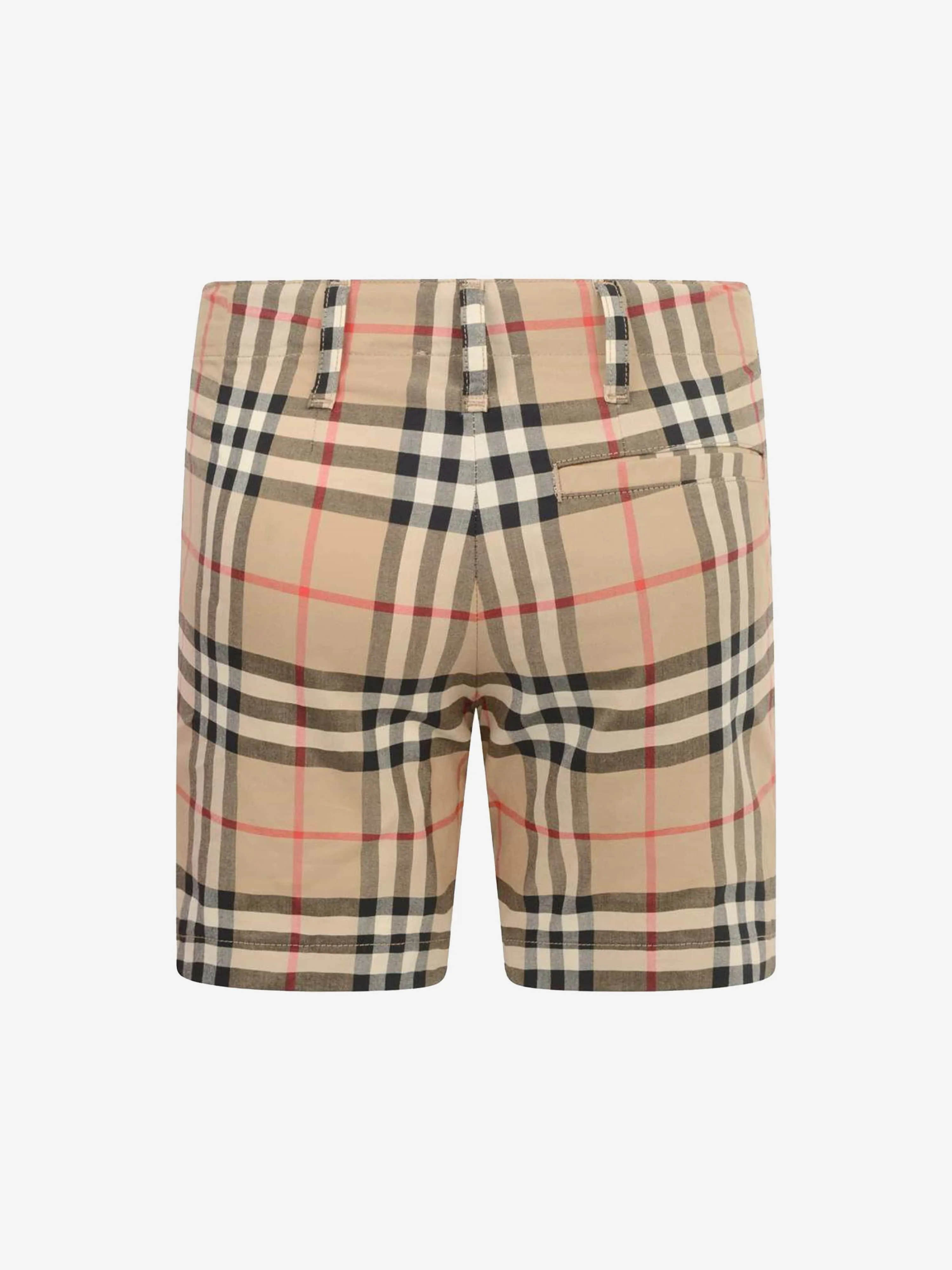 Burberry Boys Beige Vintage Check Cotton Shorts