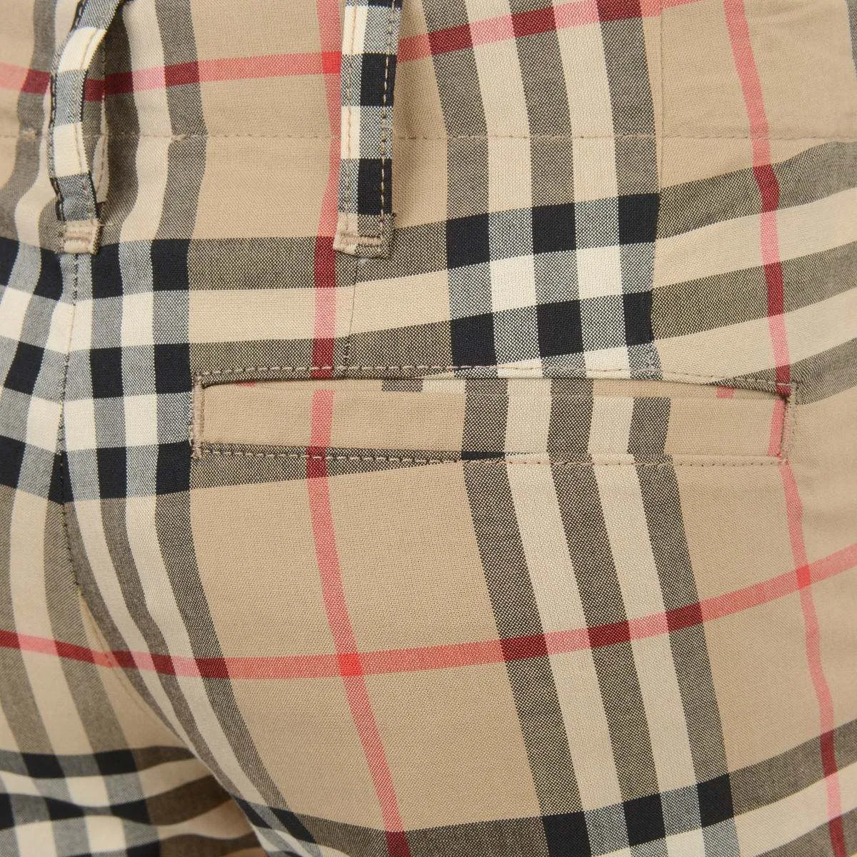Burberry Boys Beige Vintage Check Cotton Shorts