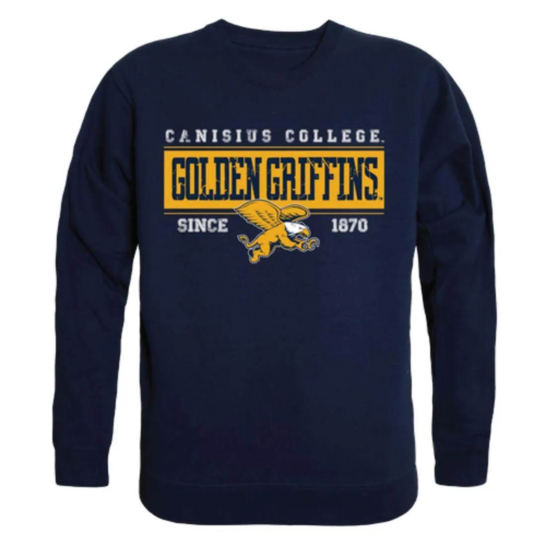 Canisius College Golden Griffins Established Crewneck Pullover Sweatshirt Sweater Navy