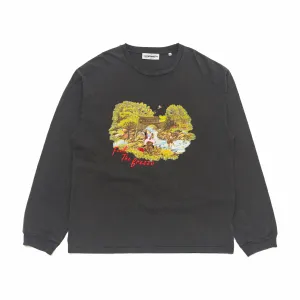 Carne Bollente Feel The Breeze Long Sleeve T-Shirt (Off-Black)