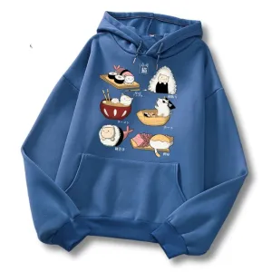 Cat Sushi Hoodies