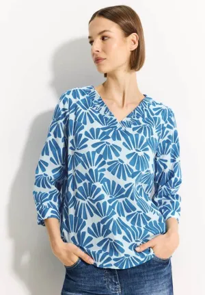 Cecil Light Cotton Blouse - Blue