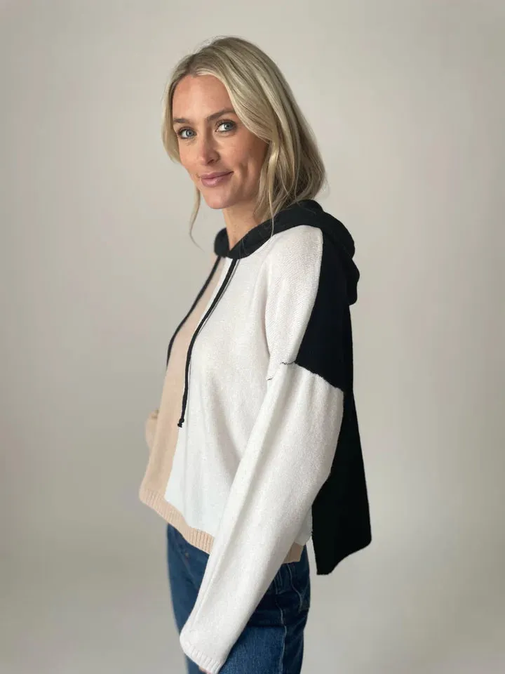 Colorblock Hoodie Sweater