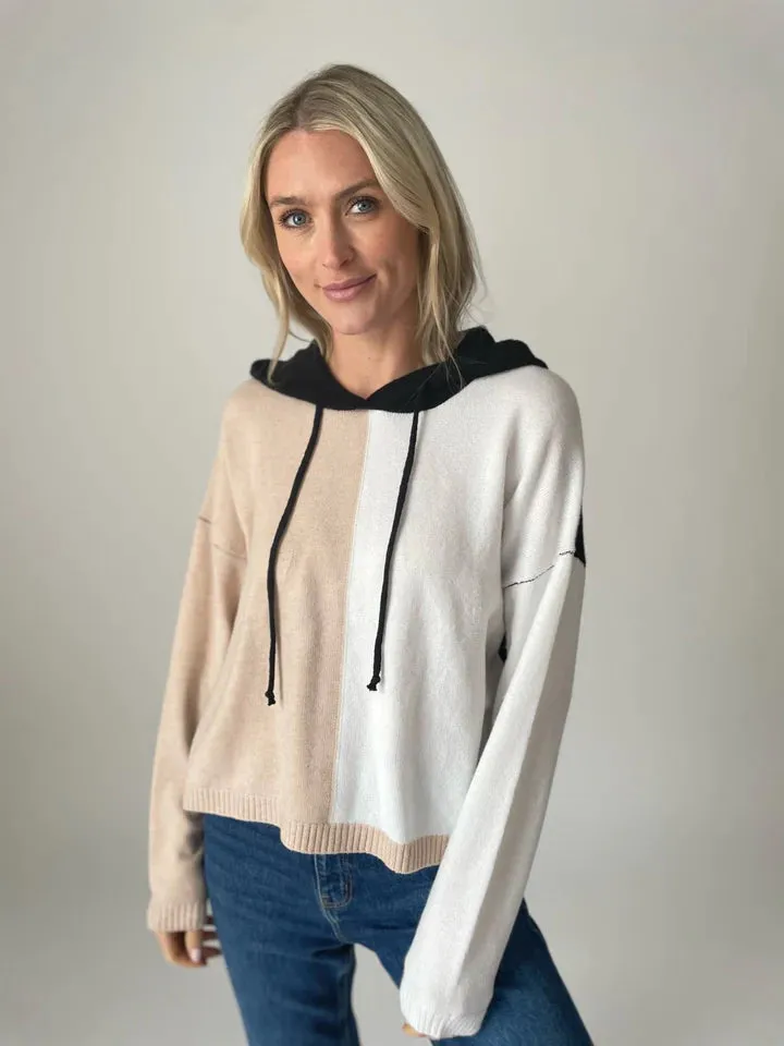 Colorblock Hoodie Sweater