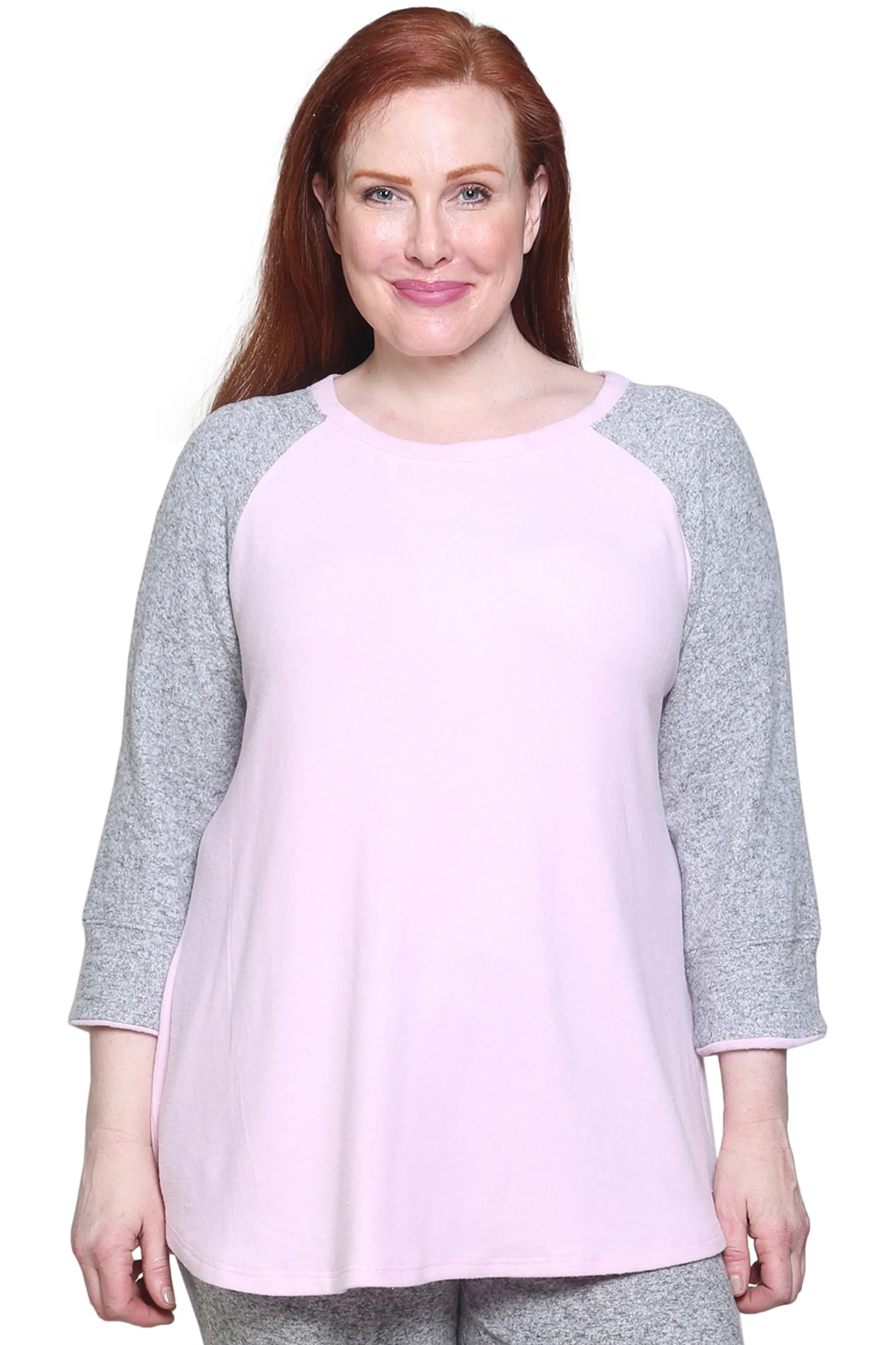 Comfort Collection Plus Size Baseball Tee