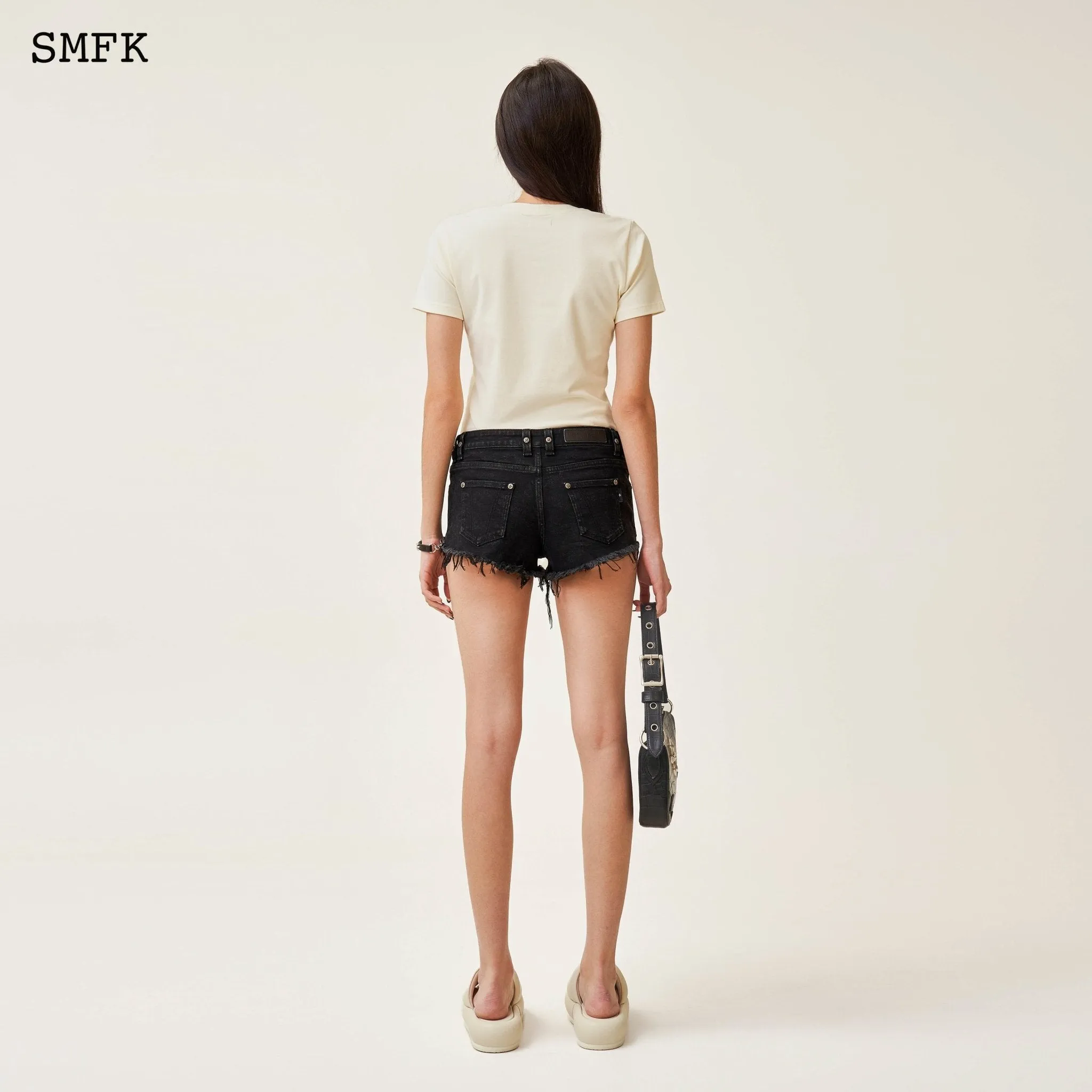 Compass Hug Slim-Fit Tee In White