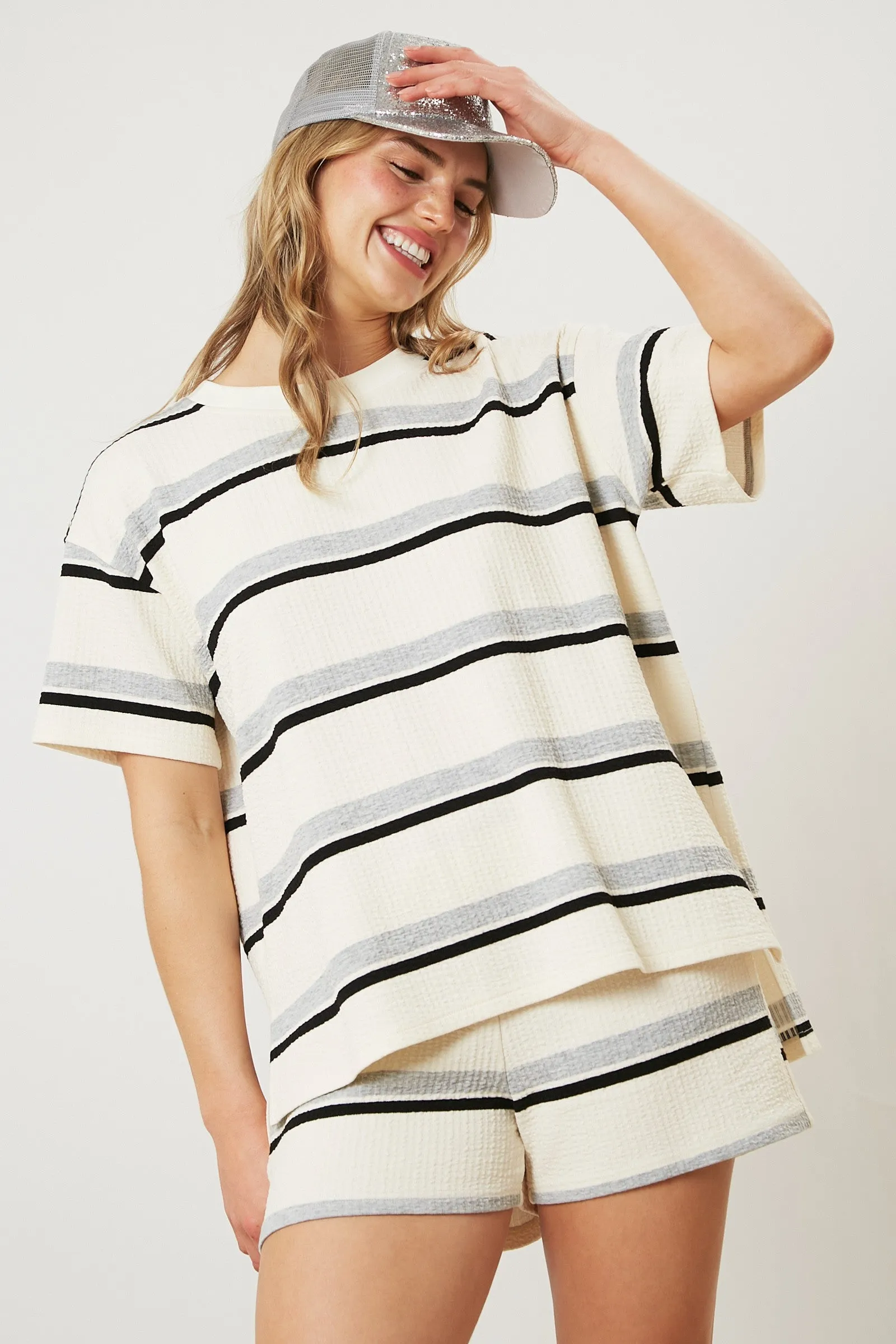Contrast Stripe Shorts | FANTASTIC FAWN