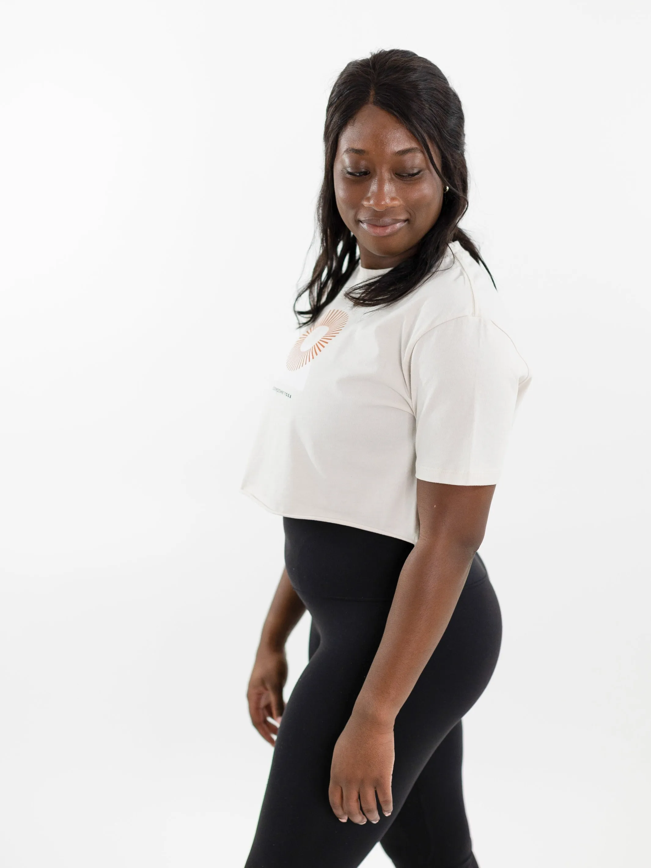 CorePower Yoga Simple Sun Boxy Tee