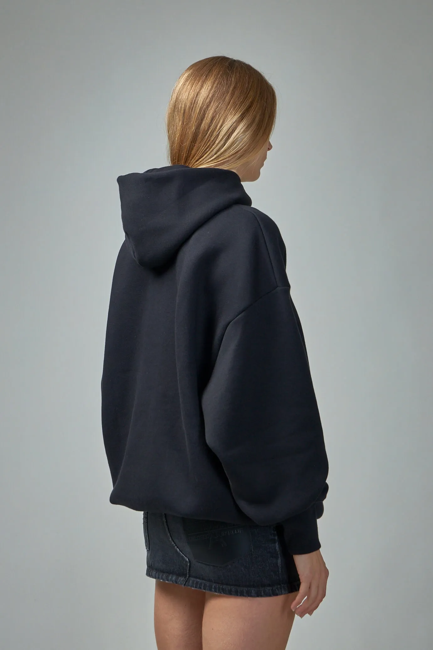 Cotton Oversized Hoodie with  'Lace Label'