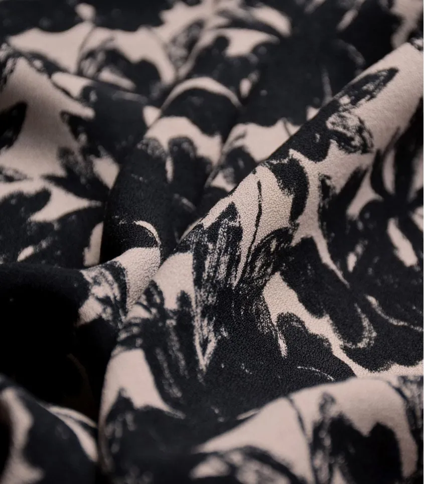 Cousette - Midnight Garden Viscose Crepe Fabric