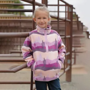 Cruel Girl's Desert Print Polar Fleece Pullover