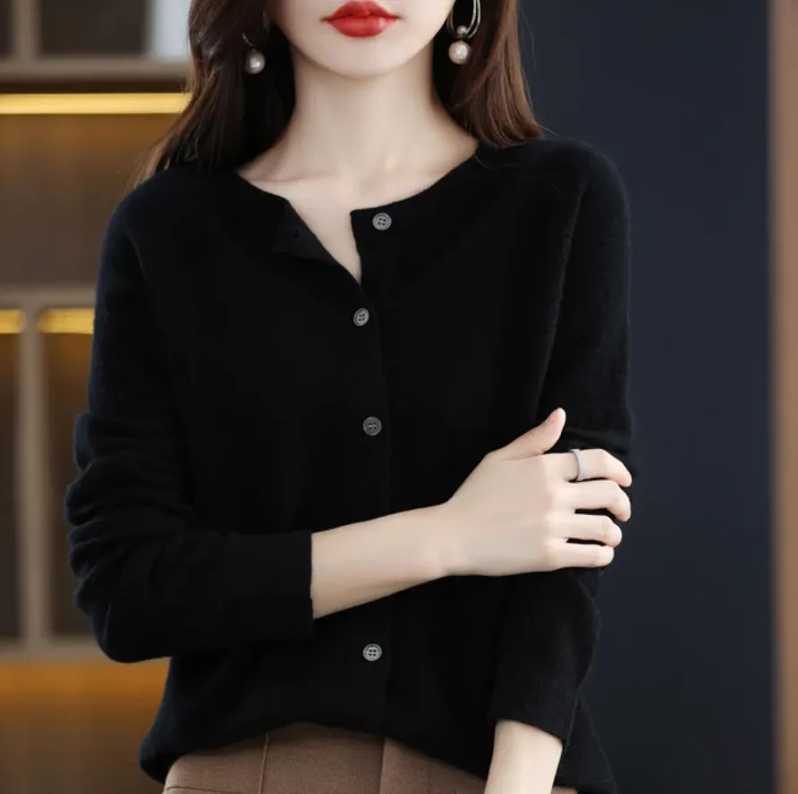 ELEANOR - Soft Button-Up Cardigan