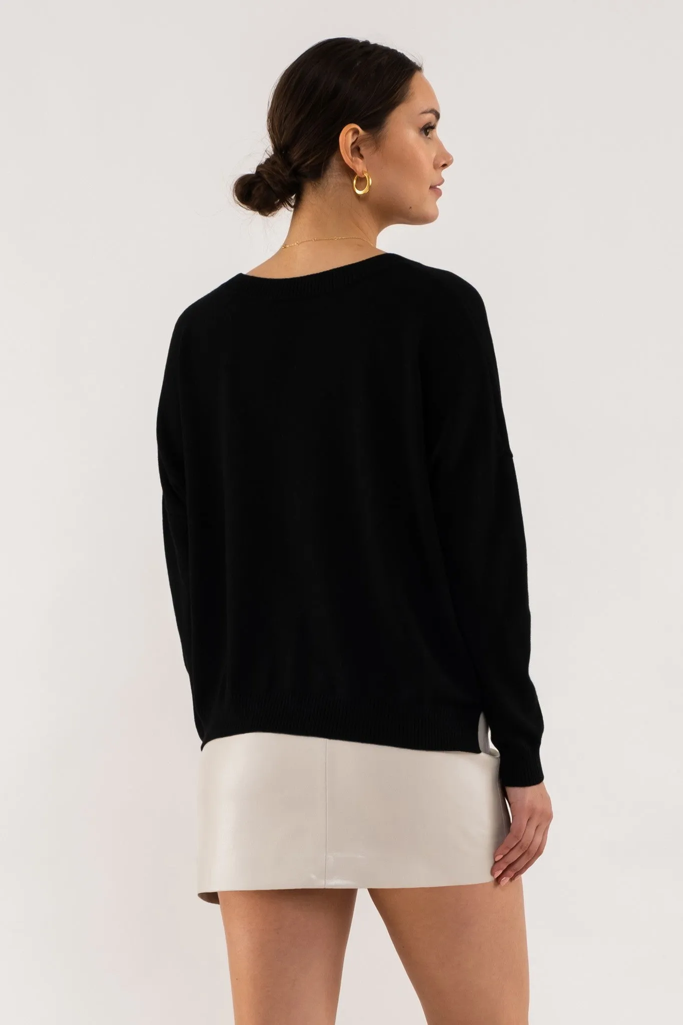 Erica Extended Shoulder Sweater