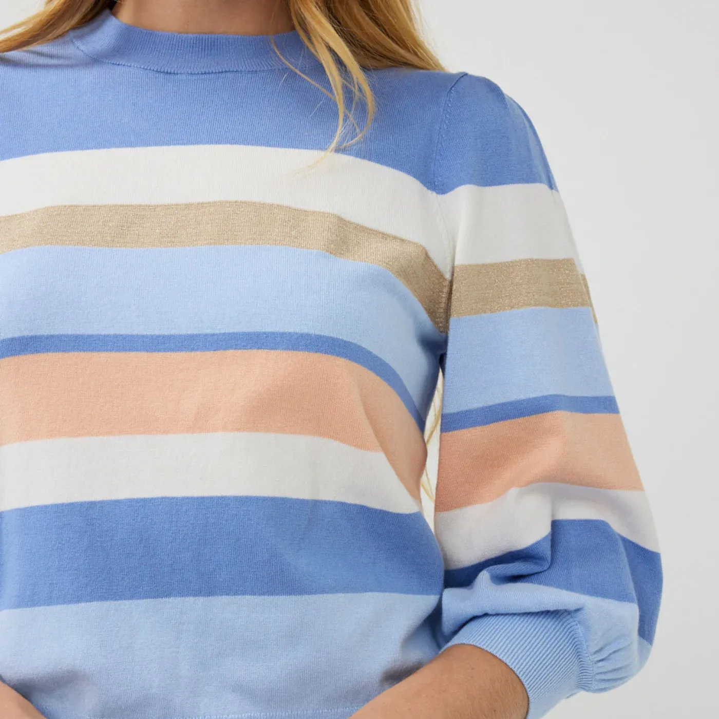 Esqualo Blue Striped Sweater