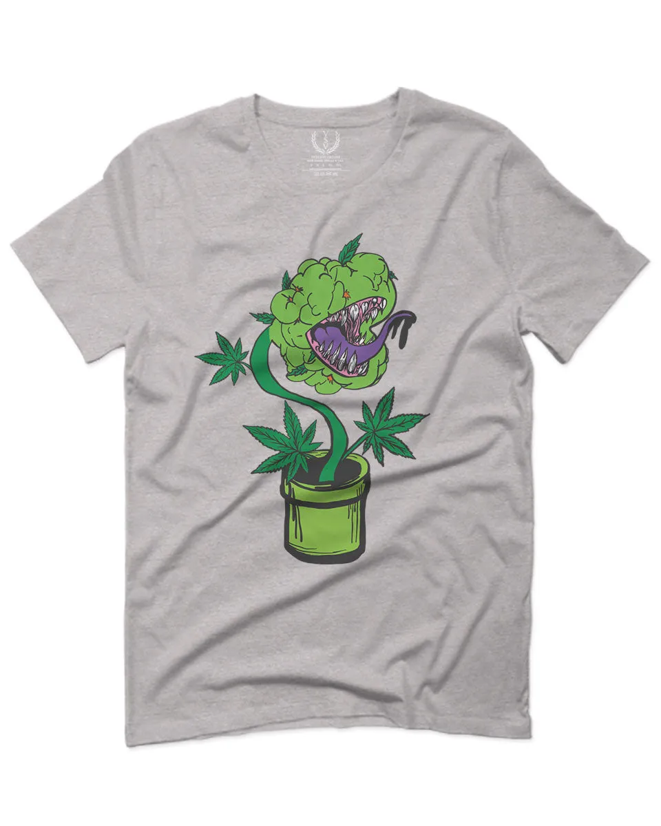 Front Funny 420 Stoned Day Weed Marijuana Pot Leaf Cannabis Plant For men T Shirt