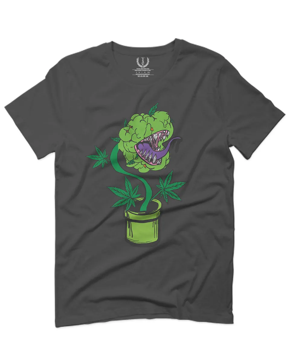Front Funny 420 Stoned Day Weed Marijuana Pot Leaf Cannabis Plant For men T Shirt