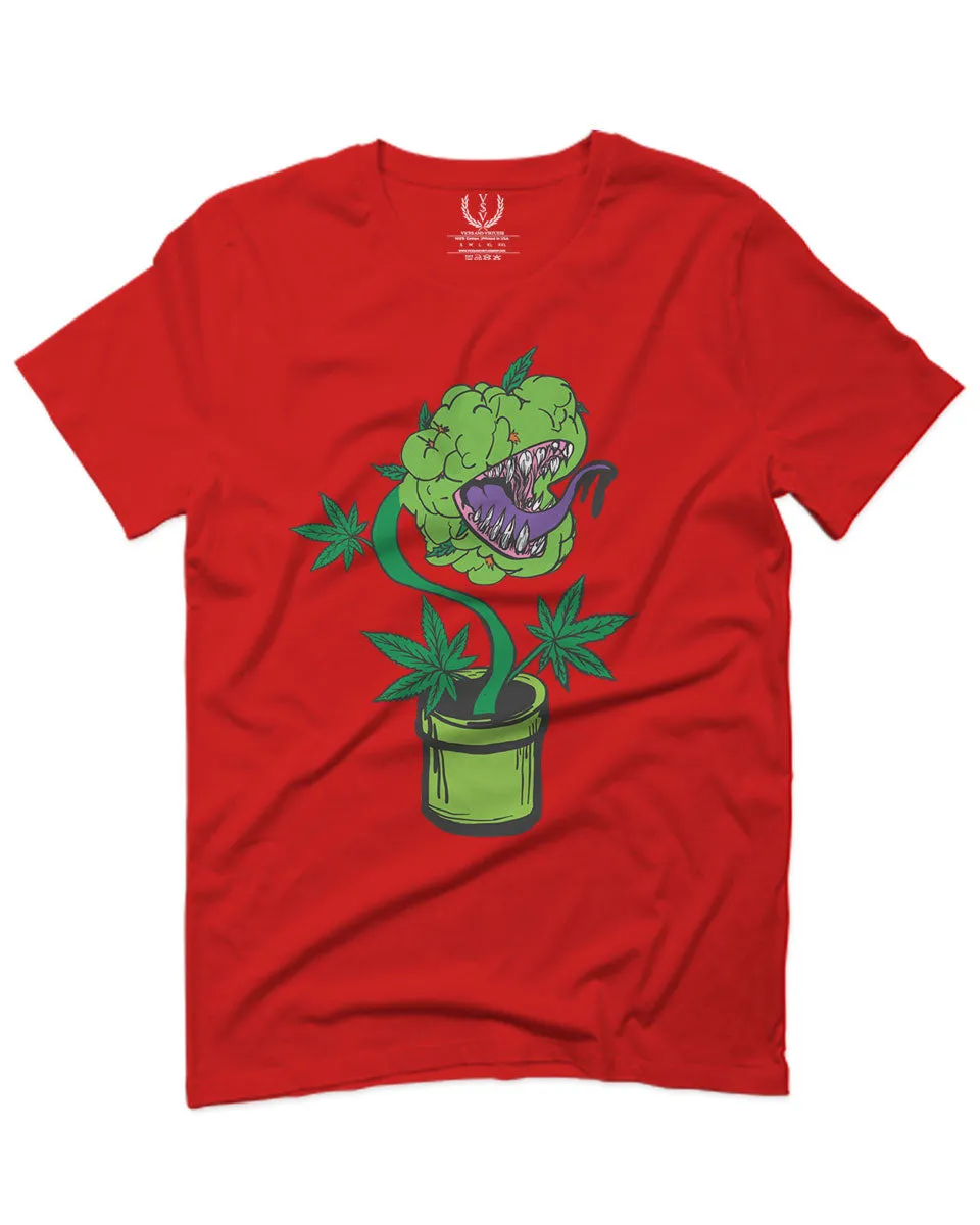 Front Funny 420 Stoned Day Weed Marijuana Pot Leaf Cannabis Plant For men T Shirt