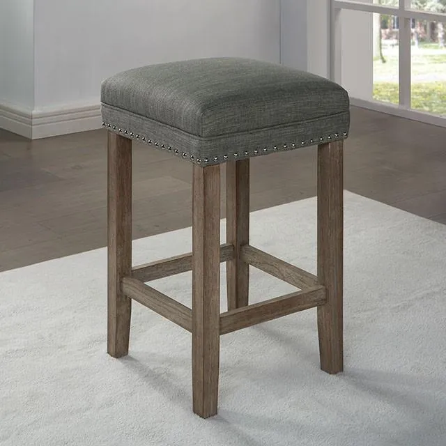 Furniture of America Caerleon 3 pc Counter Height Dinette CM3474GY-PT-3PK