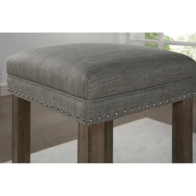 Furniture of America Caerleon 3 pc Counter Height Dinette CM3474GY-PT-3PK