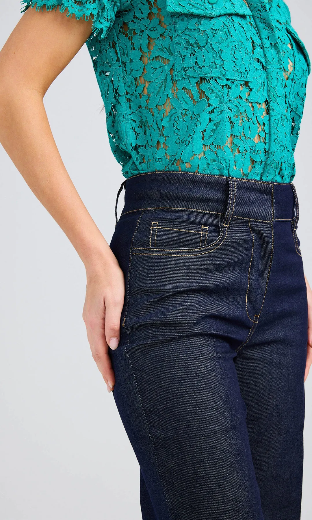 Generation Love Wide Cuff Denim Pants