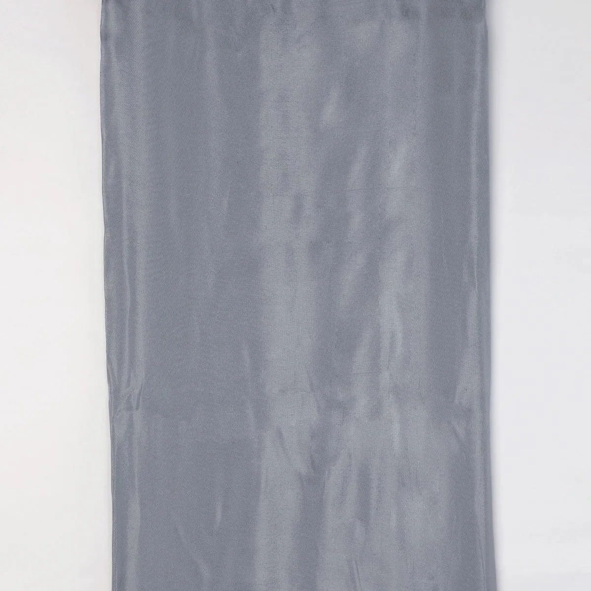 Grey Colour Upada Silk Plain Dyed Fabric