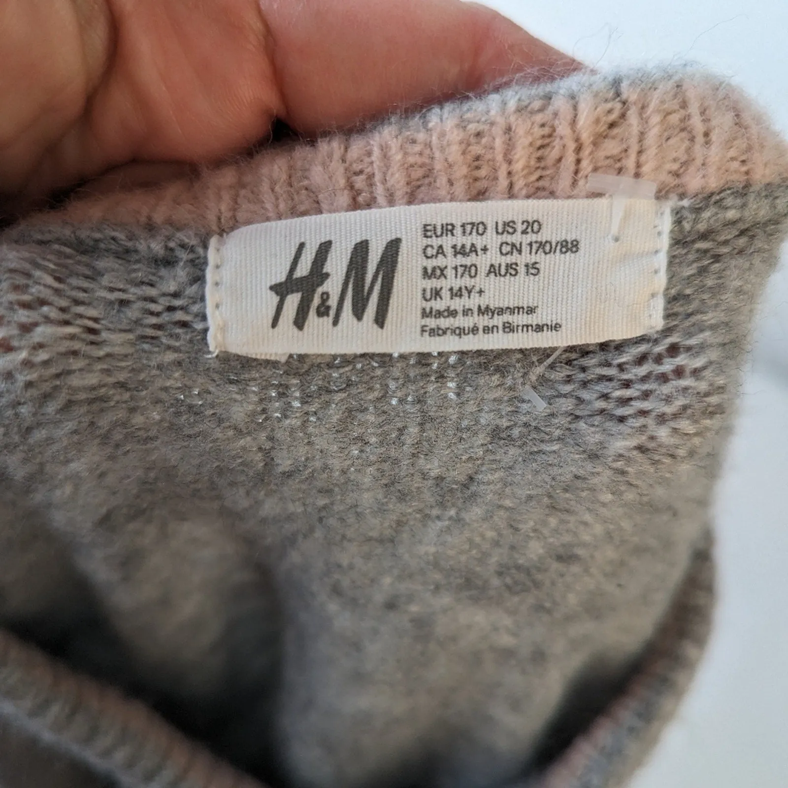 H & M Wool Kids Sweater / Double Size