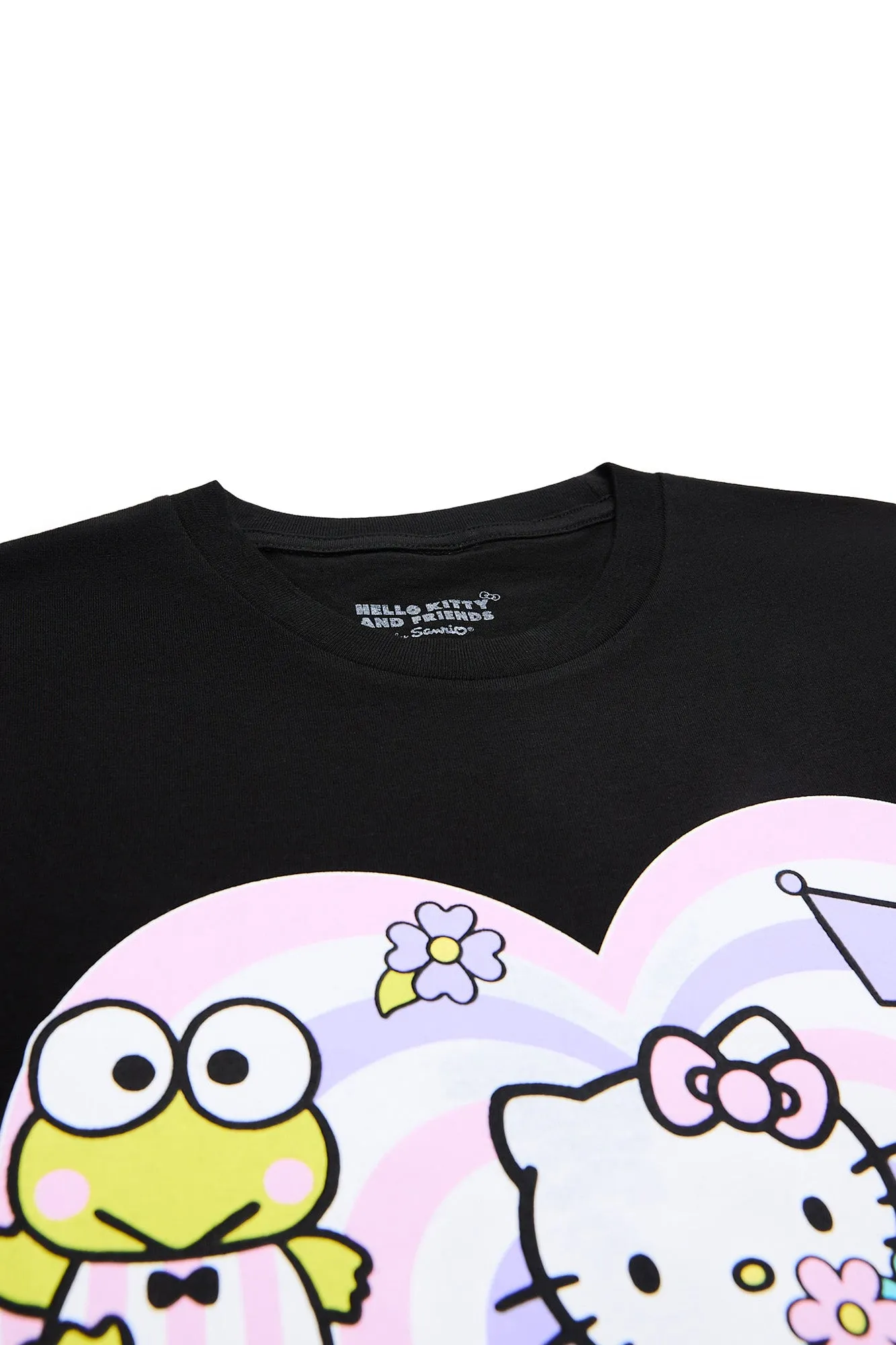 Hello Kitty And Friends Heart Graphic Relaxed Tee