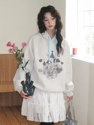 Hoodie Graphic Casual Cover Simple Parka