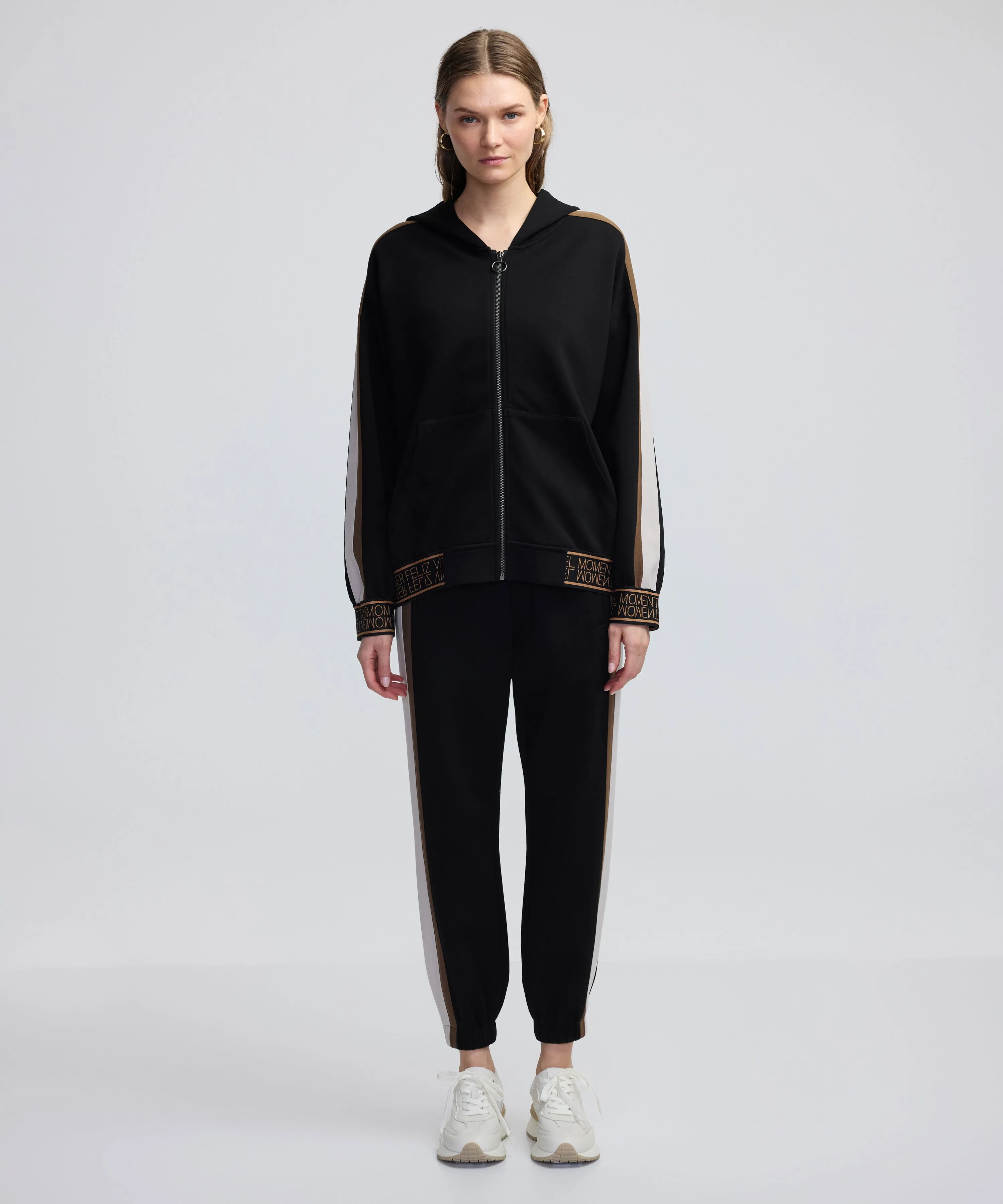 Ipekyol Slogan Jacquard Sweatshirt Black