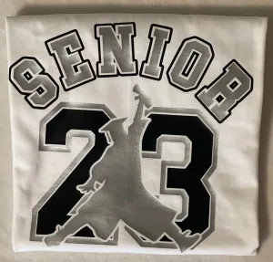 Jordan Year 2023 Graduation Silver & Black