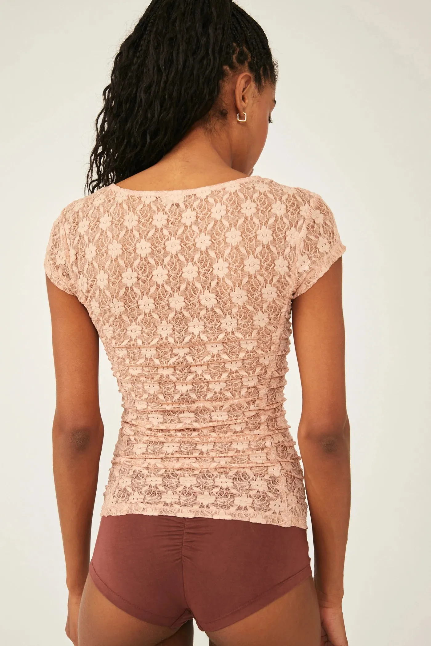 Keep it Simple Lace Baby Tee