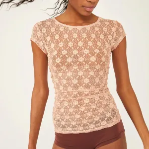 Keep it Simple Lace Baby Tee