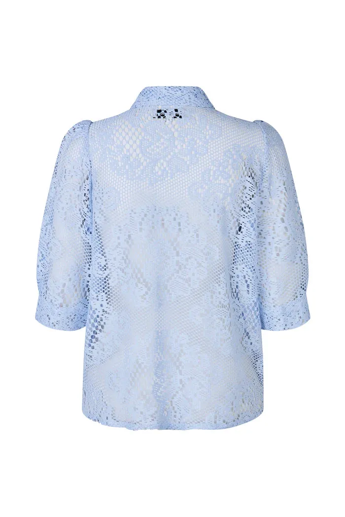 Lollys Laundry Dusty Blue Bono SS Shirt
