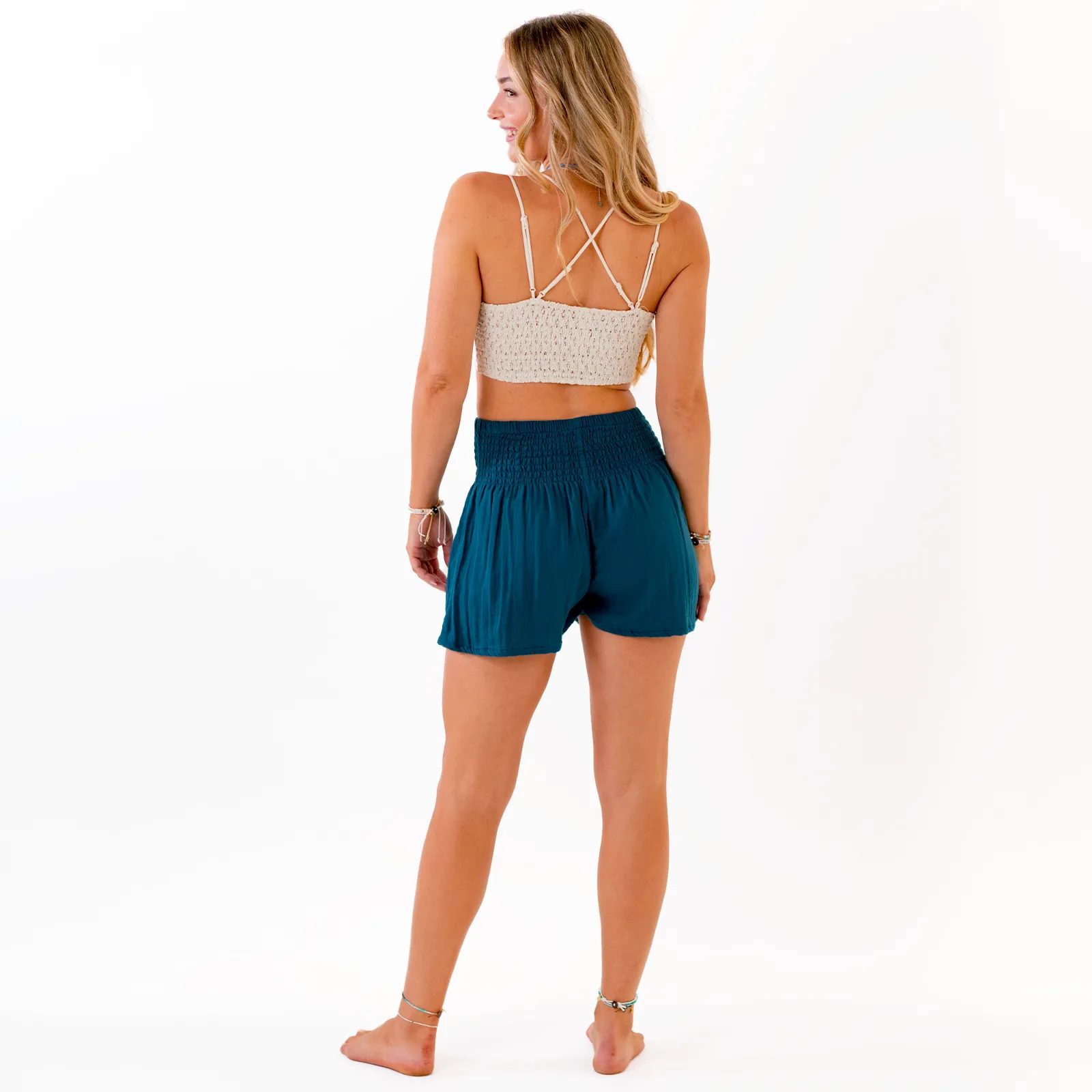LOTUS AND LUNA COTTON SHORTS PACIFIC