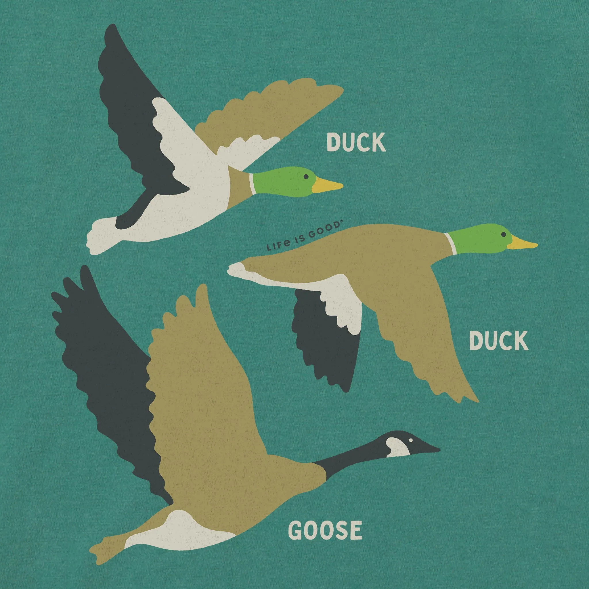 Men's Duck Duck Goose Short Sleeve Crusher Tee
