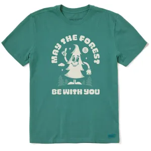 Men's May the Forest Be With You Mascot Short Sleeve Crusher Tee