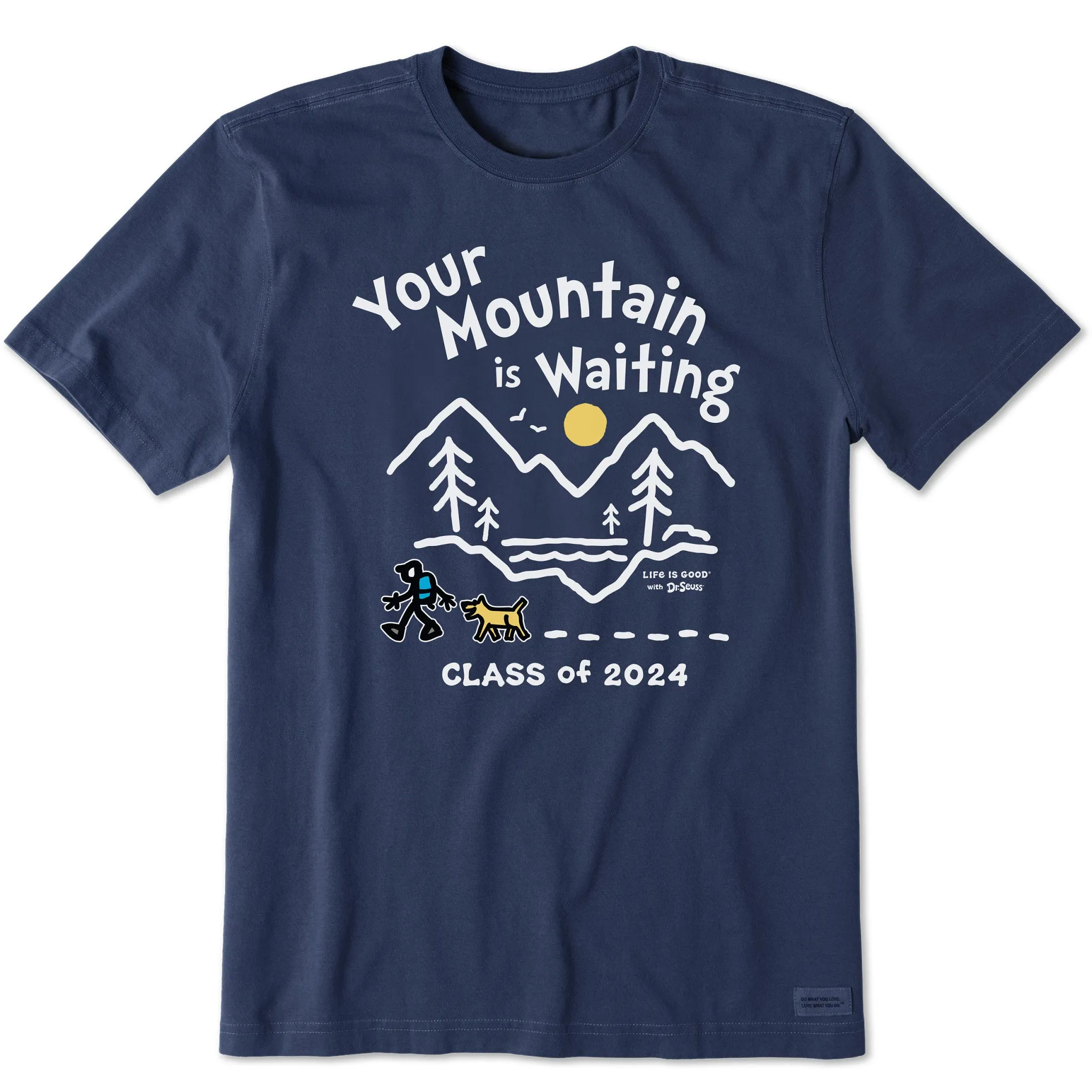 Men's Mountain is Waiting Hike Class of 2024 Short Sleeve Crusher Tee