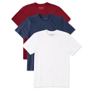 Mens Solid 3-Pack Crusher Tee  Multi 4
