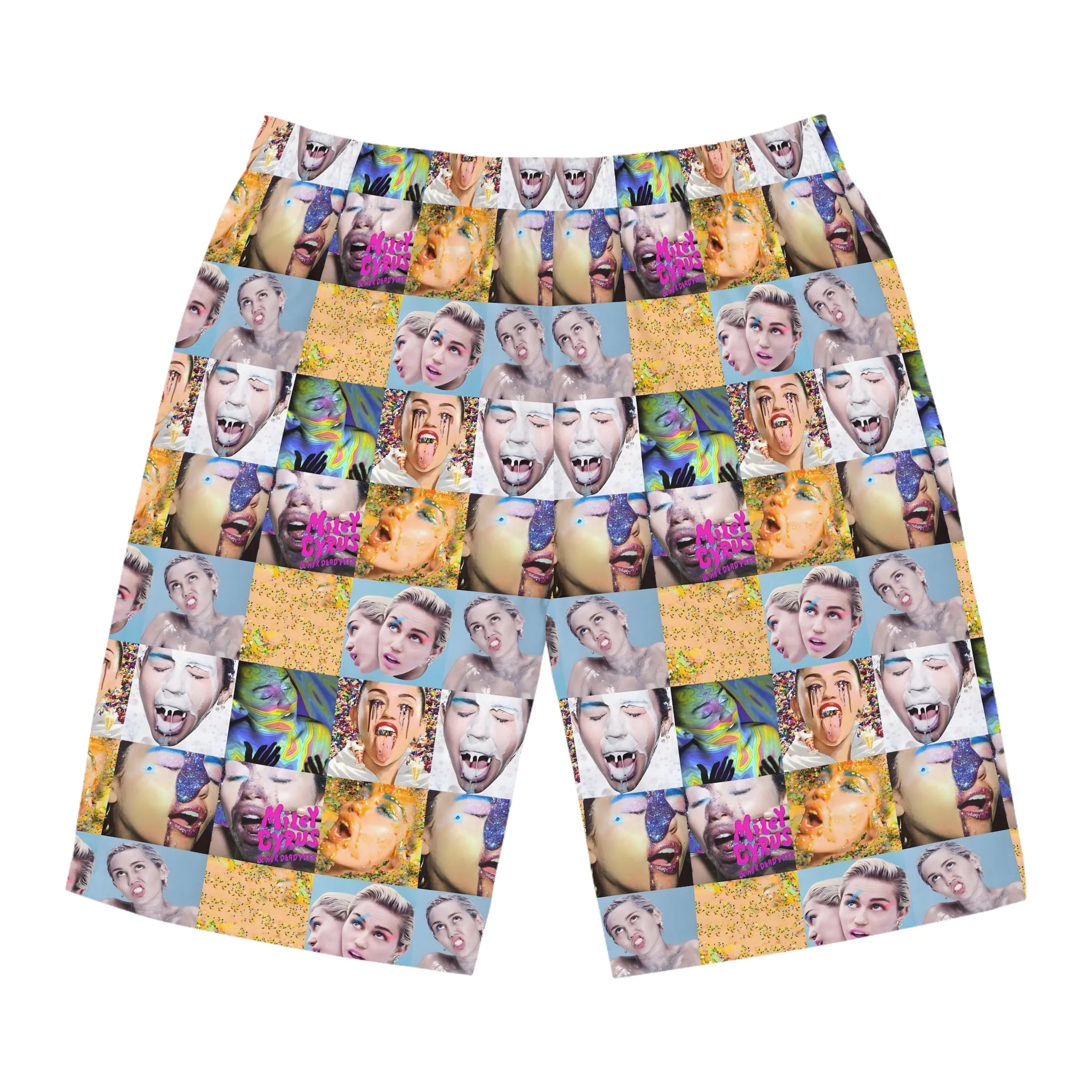 Miley Cyrus & Her Dead Petz Mosaic Men's Board Shorts