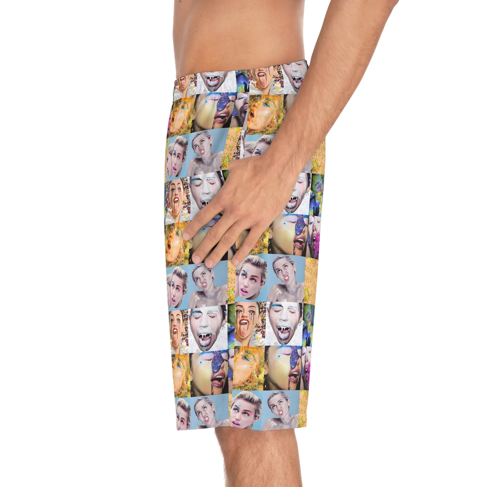 Miley Cyrus & Her Dead Petz Mosaic Men's Board Shorts