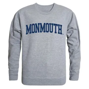 Monmouth University Game Day Crewneck Pullover Sweatshirt Sweater Heather Grey