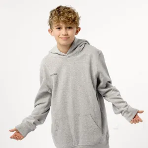 Omnitau Kid's Team Sports Organic Cotton Hoodie - Heather Grey