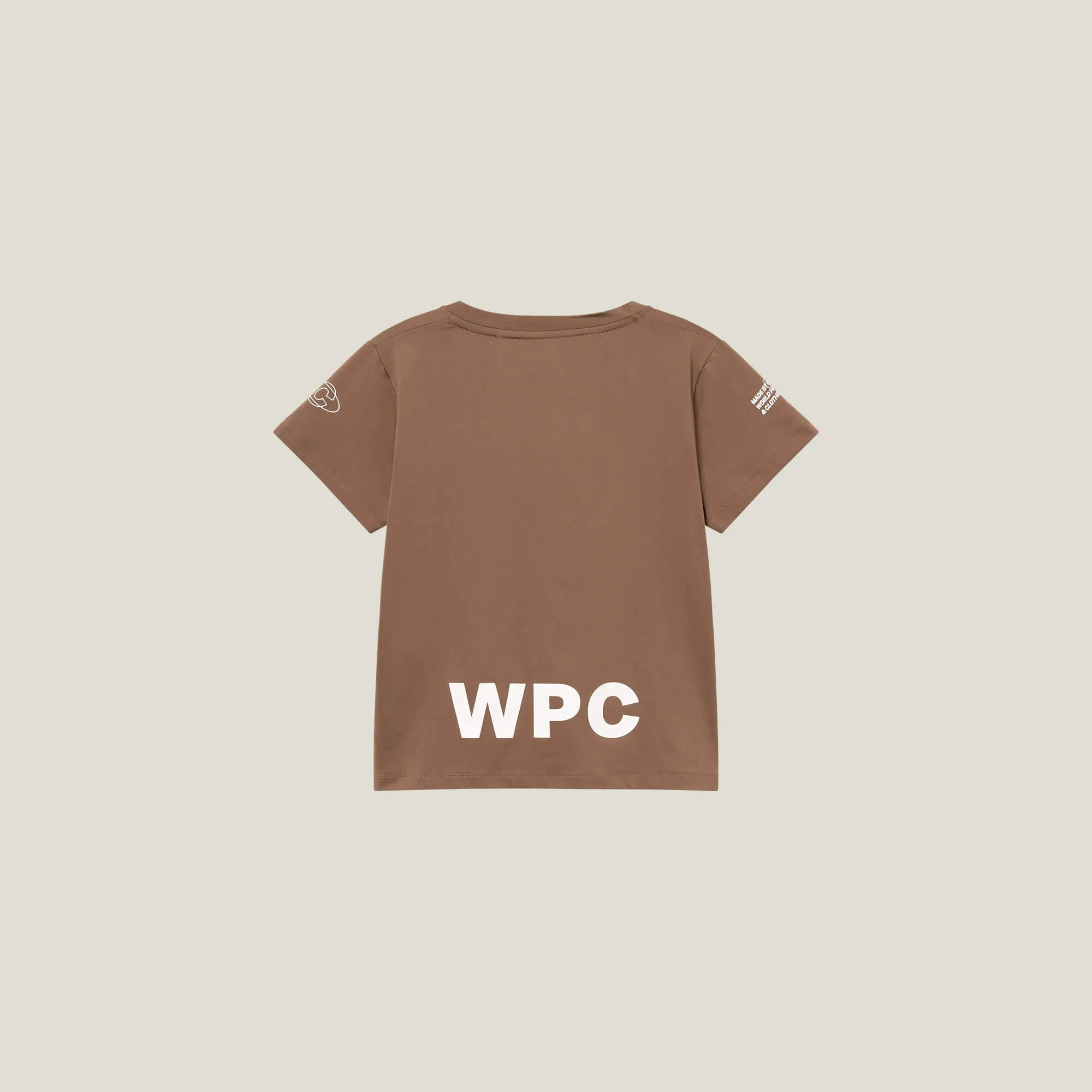 Oncourt Crop WPC  T-Shirt - Espresso