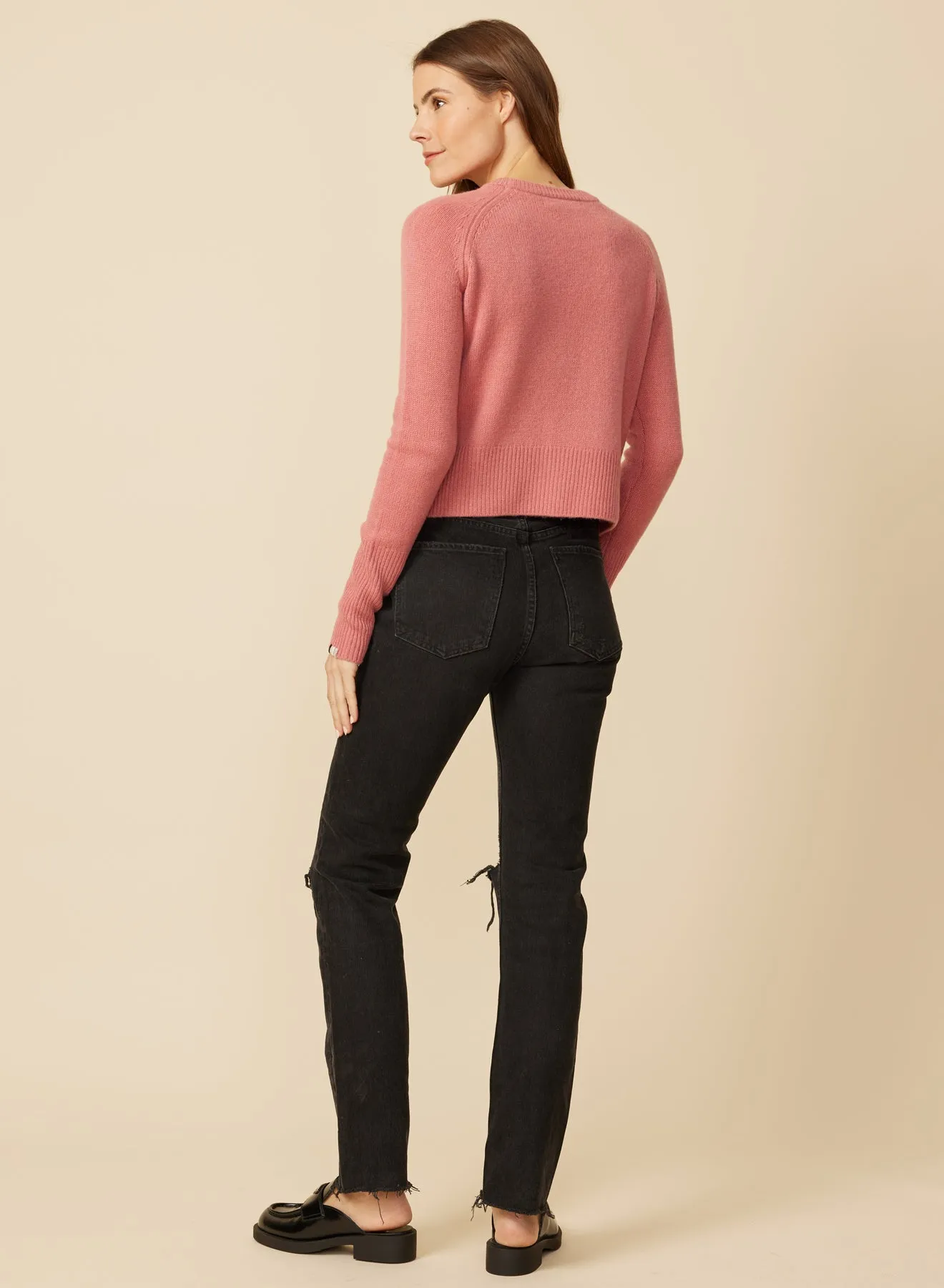 ONE GREY DAY BLAKELY CASHMERE CREWNECK